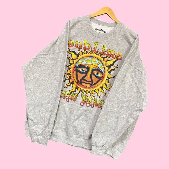 Sublime 40oz to Freedom Rock Band Oversized Crewneck Sweater L/XL - Picture 3 of 4